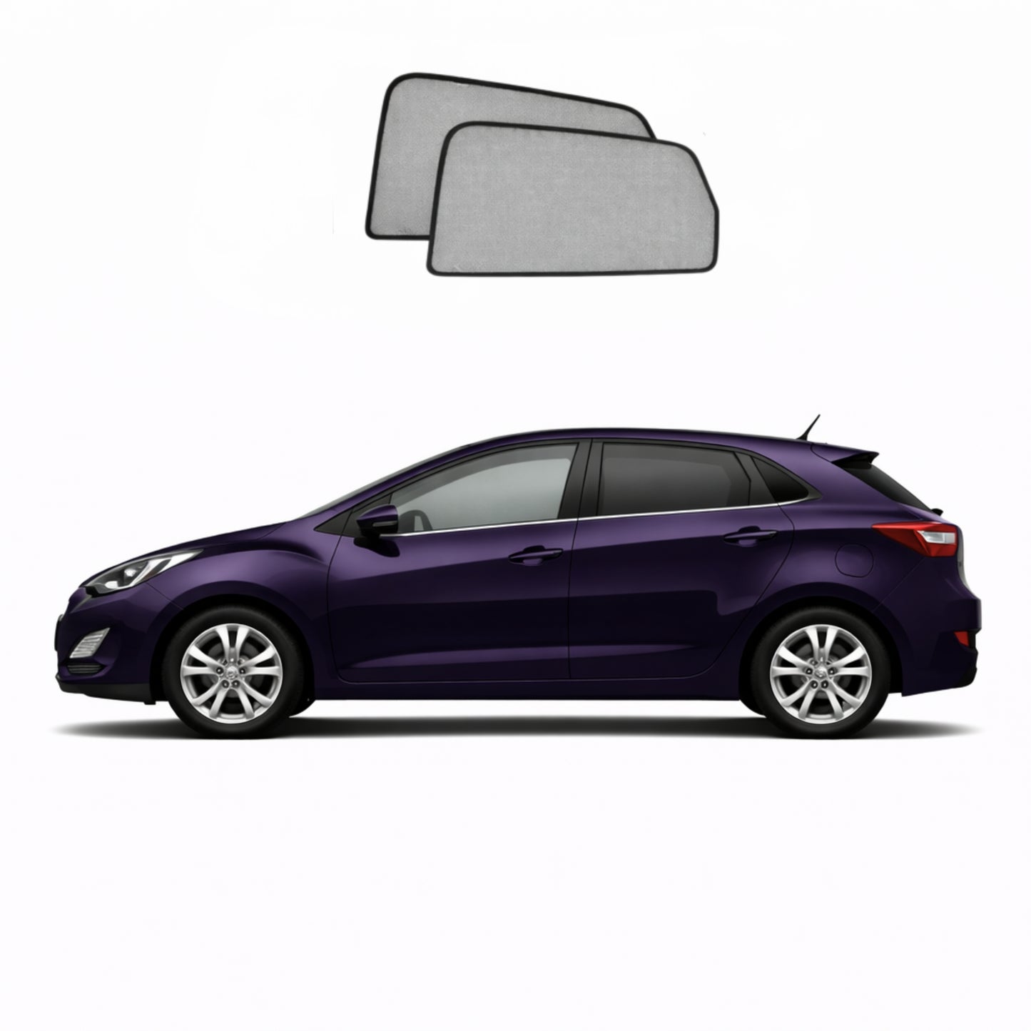 Hyundai i30 Hatchback 2nd Generation Car Rear Window Shades (GD; 2012-2017)