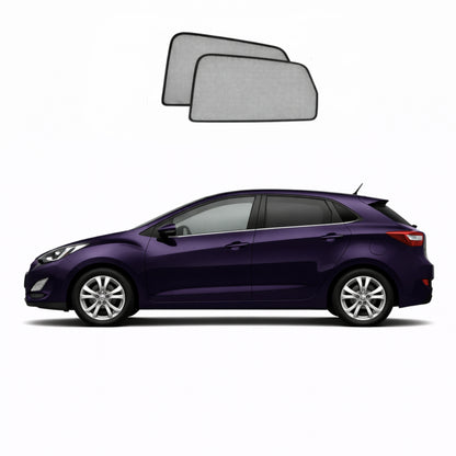 Hyundai i30 Hatchback 2nd Generation Car Rear Window Shades (GD; 2012-2017)