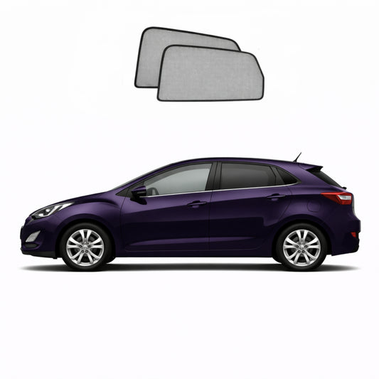 Hyundai i30 Hatchback 2nd Generation Car Rear Window Shades (GD; 2012-2017)