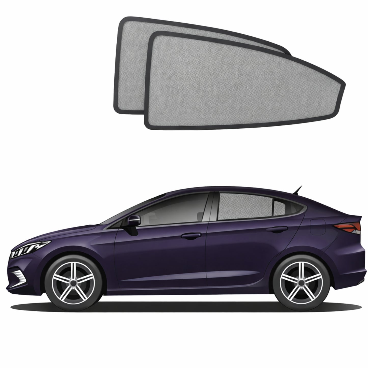 Hyundai Elantra 5th Generation Car Rear Window Shades (MD/UD; 2010-2016)