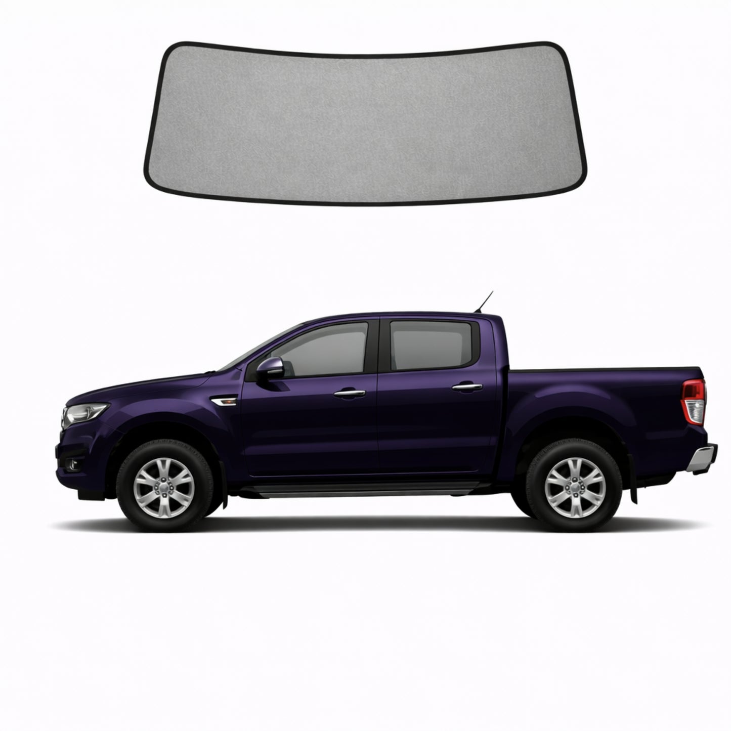 Ford Ranger 3rd Gen | Everest 2nd Gen | Mazda BT-50 2nd Gen Front Windscreen Sun Shade (Without Radar) (P375/PX/U375/UA/UP/UR; 2011-2022)
