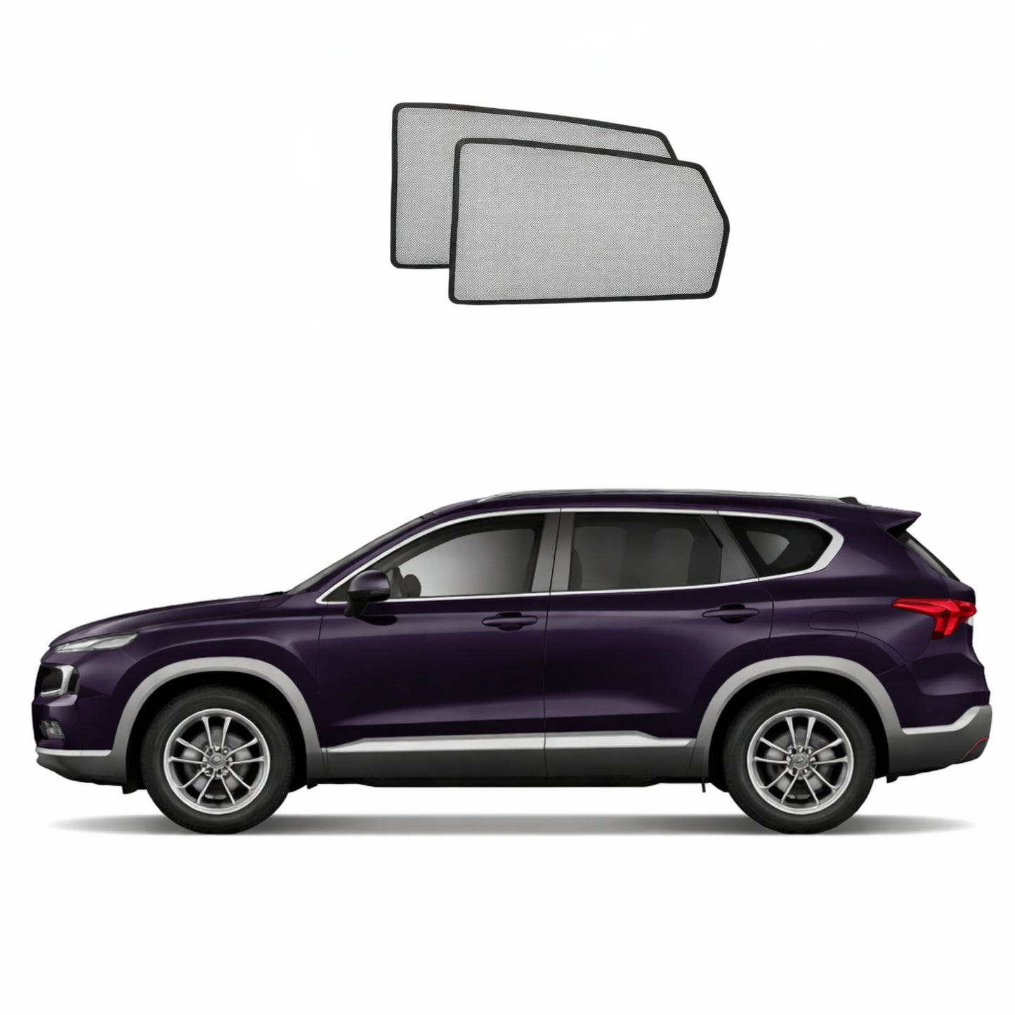 Hyundai Santa Fe 4th Generation Car Rear Window Shades (TM; 2018-2024)