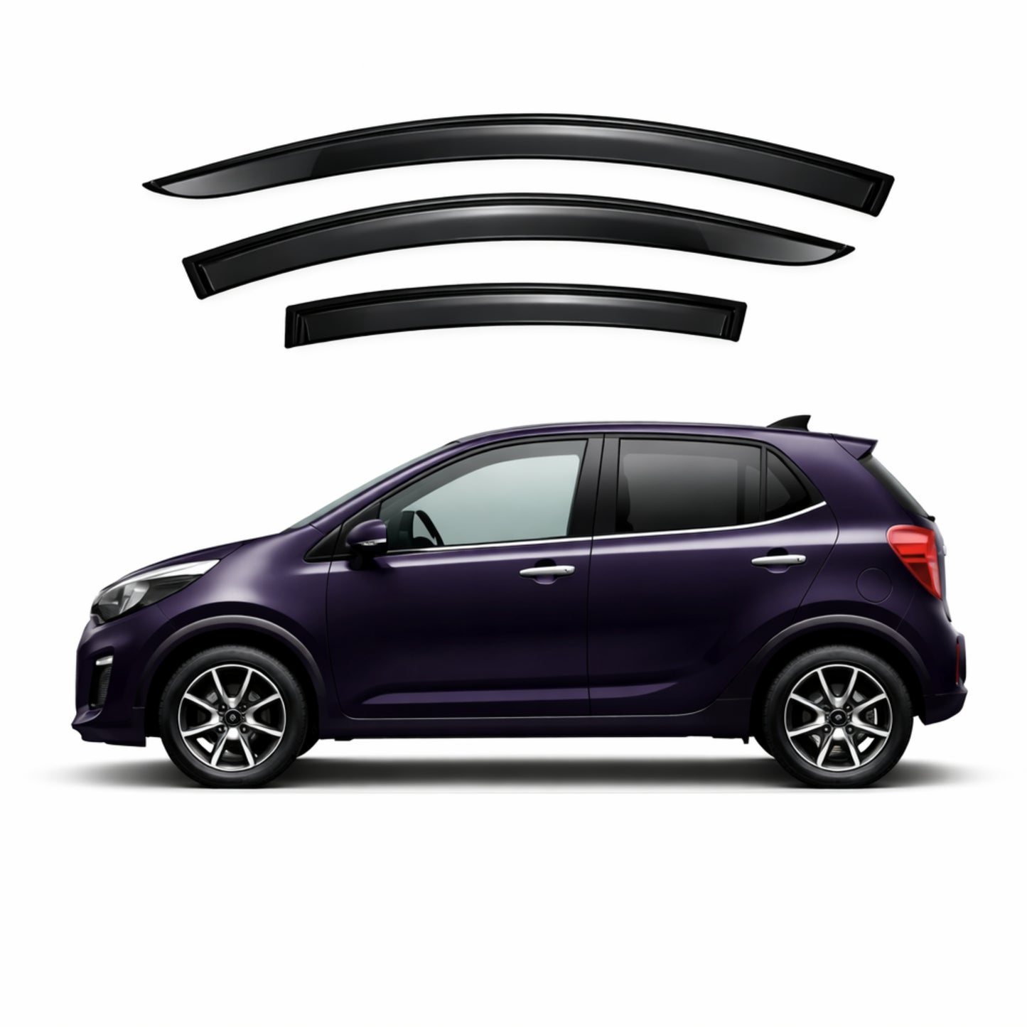 KIA Picanto 3rd Generation Car Weather Shields (JA; 2017-Present)