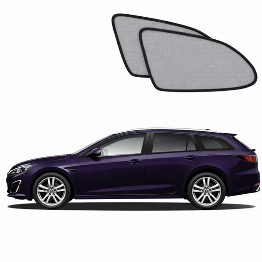 Mazda 6 Wagon 2nd Generation Port Window Shades (GH; 2007-2012)