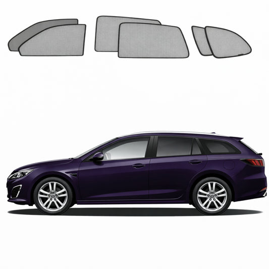 Mazda 6 Wagon 2nd Generation Car Window Shades (GH; 2007-2012)