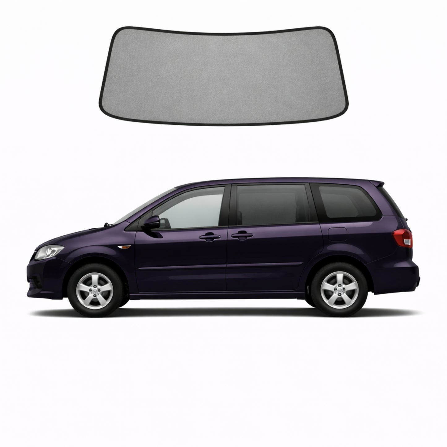 Mazda MPV 2nd Generation Front Windscreen Sun Shade (LW; 1999-2006)