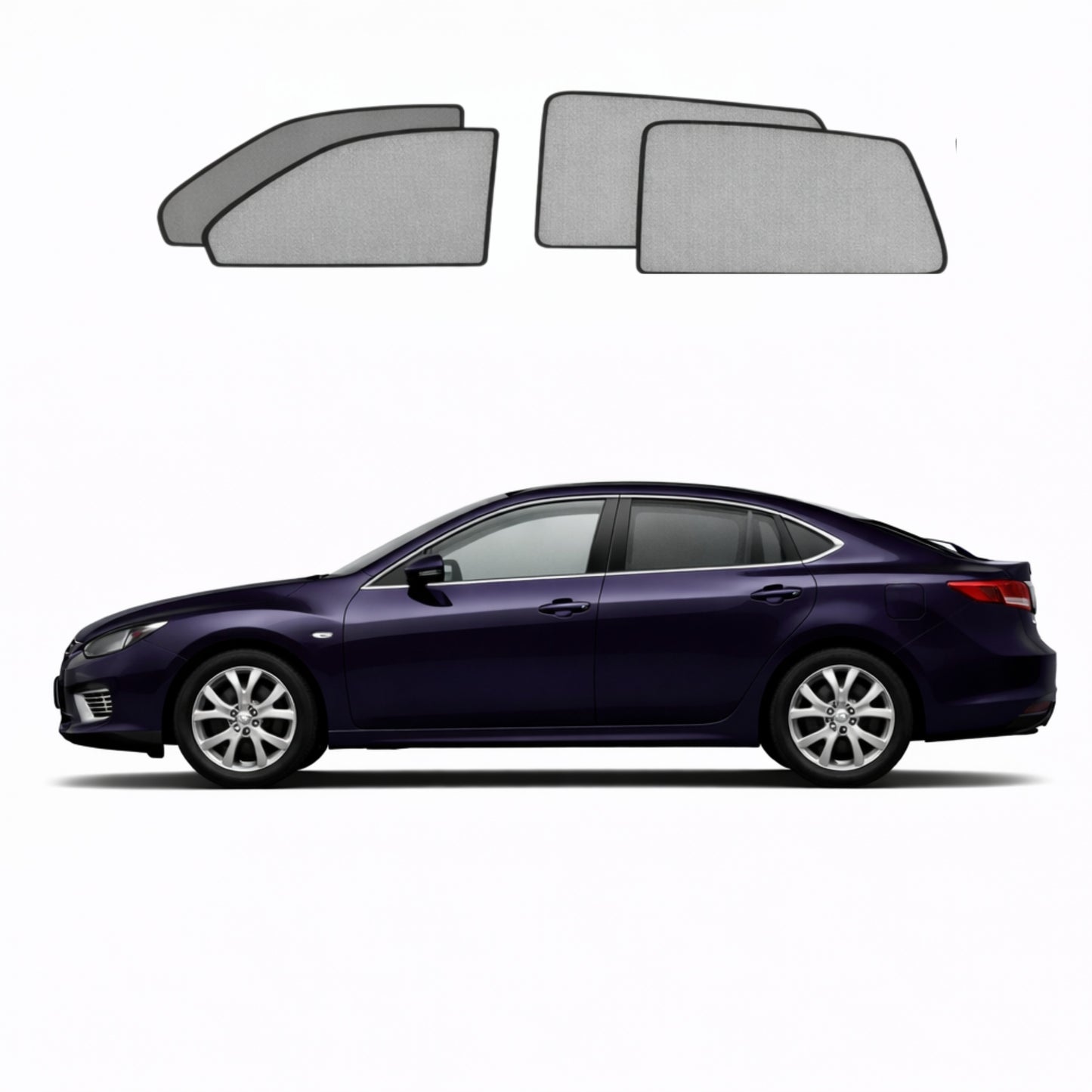 Mazda 6 Sedan 2nd Generation Car Window Shades (GH; 2007-2012)