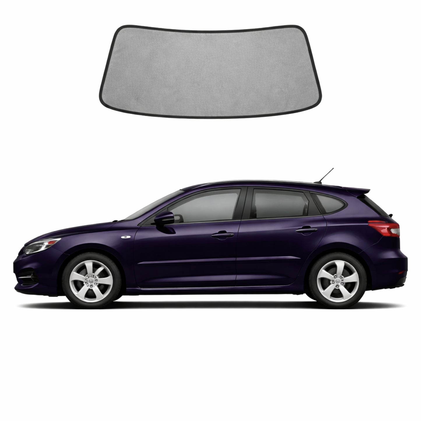 Mazda 3 Hatchback/Sedan 1st Generation Front Windscreen Sun Shade (BK; 2003-2009)