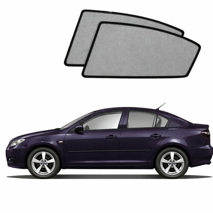 Mazda 3 Sedan 1st Generation Car Rear Window Shades (BK; 2003-2009)