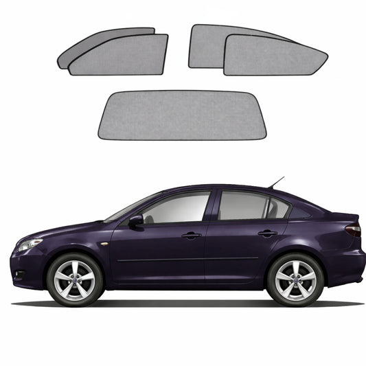 Mazda 3 Sedan 1st Generation Car Window Shades (BK; 2003-2009)