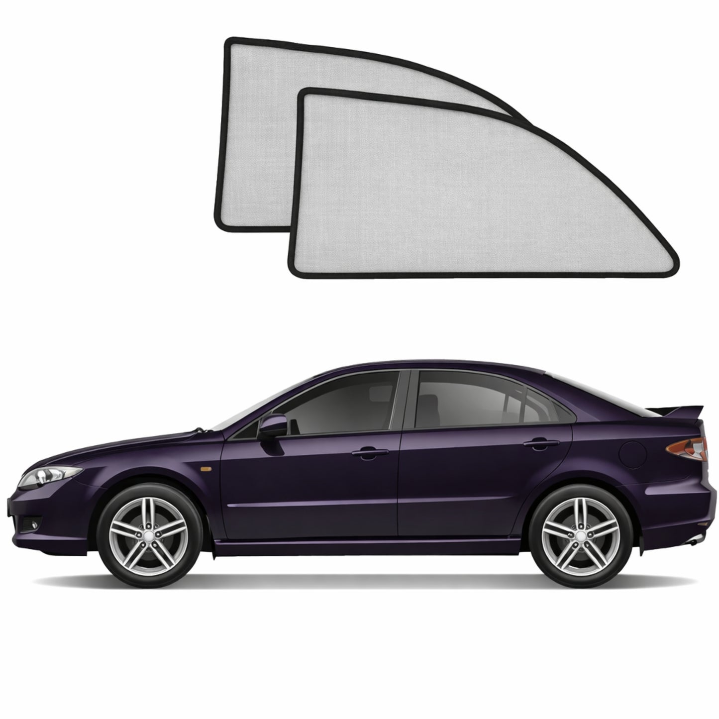Mazda 6/Atenza Sedan 1st Generation Car Rear Window Shades (GG1; 2002-2008)