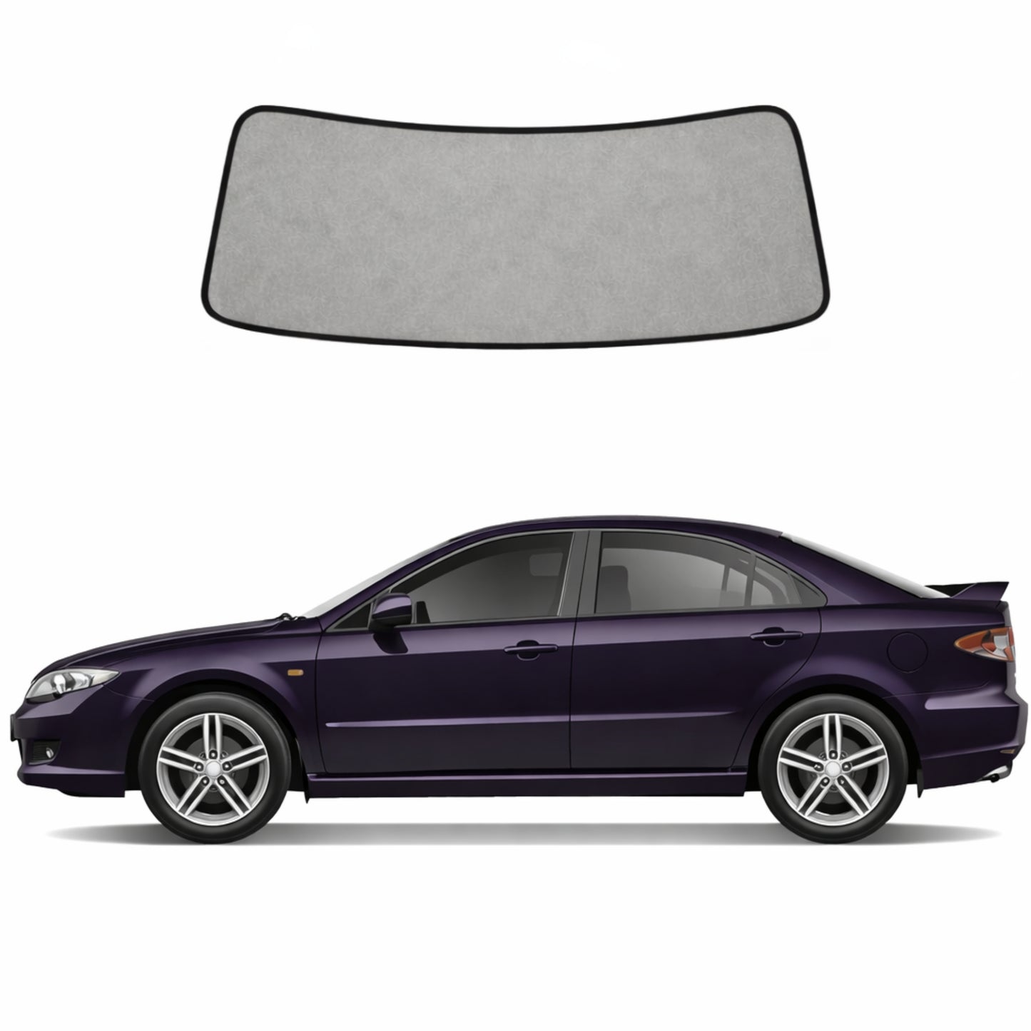 Mazda 6/Atenza Sedan/Liftback/Wagon 1st Generation Front Windscreen Sun Shade (GG1; 2002-2008)