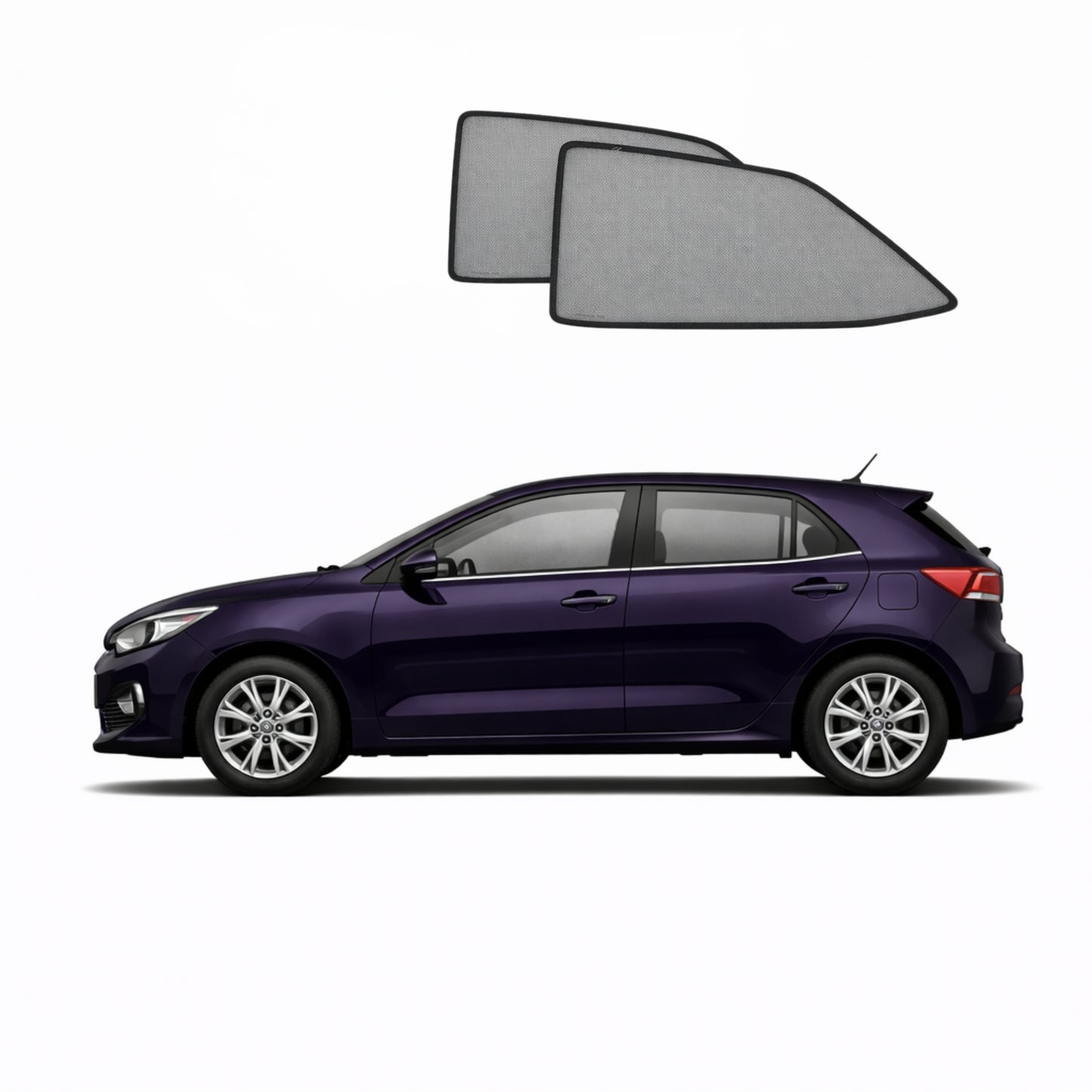KIA Rio Hatchback 4th Generation Car Rear Window Shades (Global Version) (YB/SC; 2016-2023)