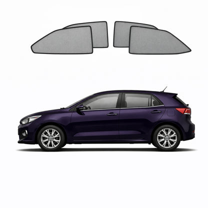 KIA Rio Hatchback 4th Generation Car Window Shades (Global Version) (YB/SC; 2016-2023)