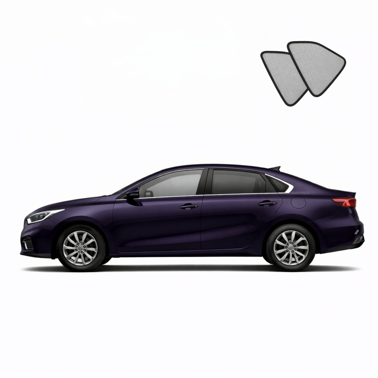 KIA Cerato 4th Gen | Forte 3rd Gen Sedan Port Window Shades (BD; 2018-2024)