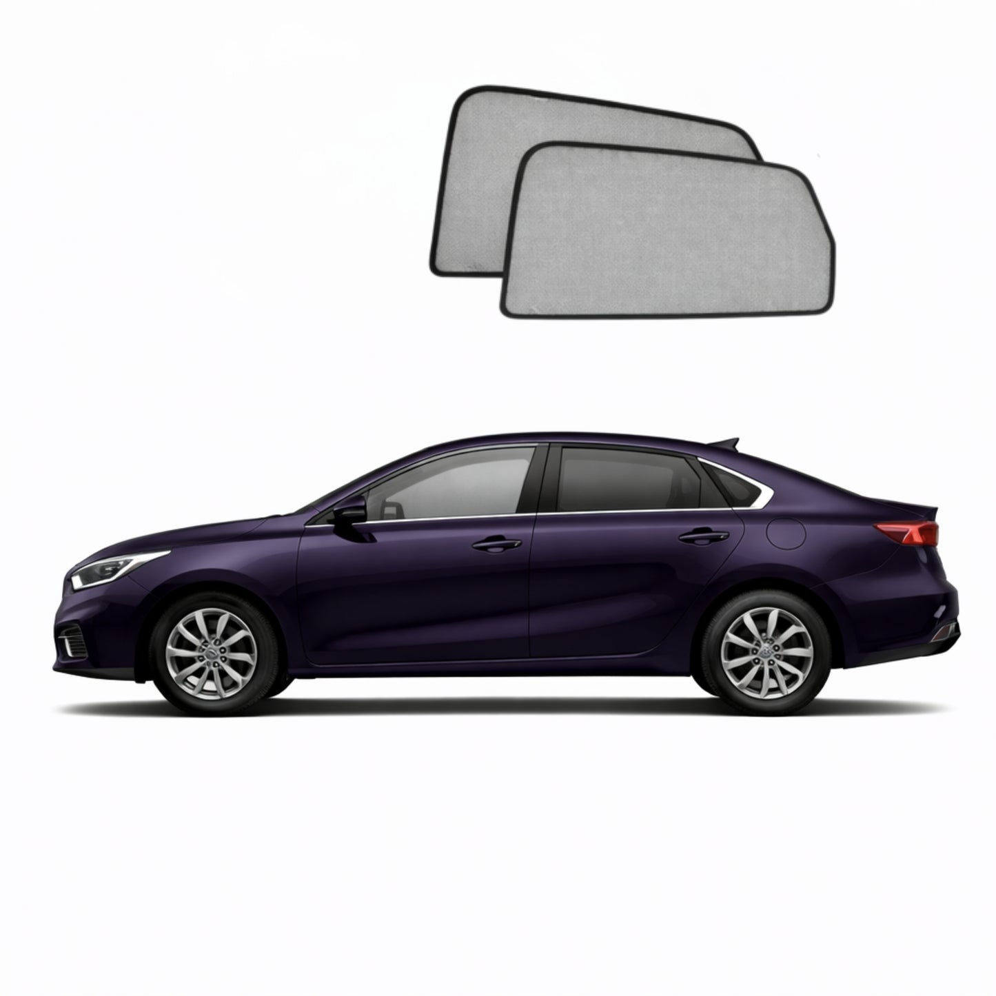 KIA Cerato 4th Gen | Forte 3rd Gen Sedan Car Rear Window Shades (BD; 2018-2024)