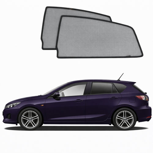 Mazda 3 Hatchback 2nd Generation Car Rear Window Shades (BL; 2009-2013)