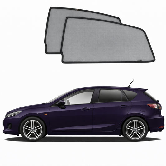 Mazda 3 Hatchback 2nd Generation Car Rear Window Shades (BL; 2009-2013)