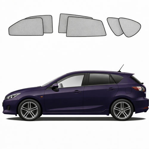 Mazda 3 Hatchback 2nd Generation Car Window Shades (BL; 2009-2013)