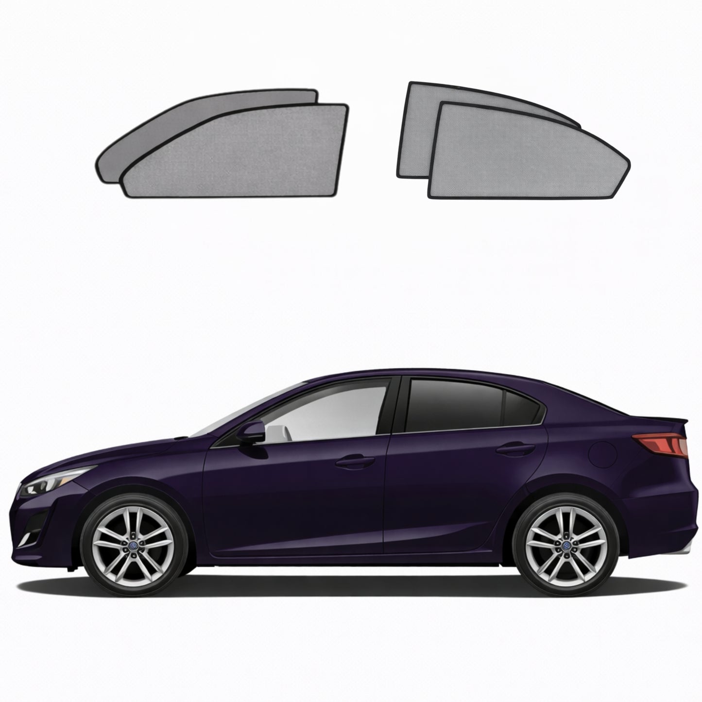 Mazda 3 Sedan 2nd Generation Car Window Shades (BL; 2009-2013)