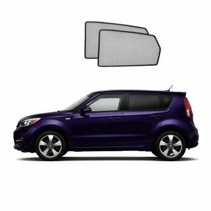 KIA Soul 2nd Generation Car Rear Window Shades (PS; 2013-2019)