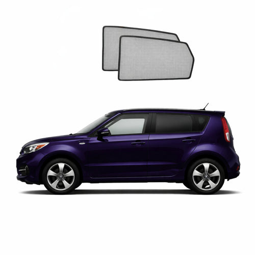 KIA Soul 2nd Generation Car Rear Window Shades (PS; 2013-2019)