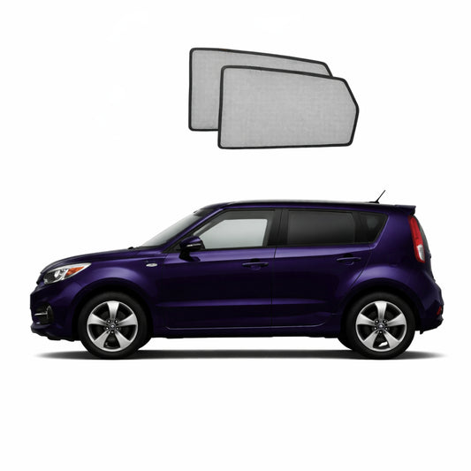 KIA Soul 2nd Generation Car Rear Window Shades (PS; 2013-2019)