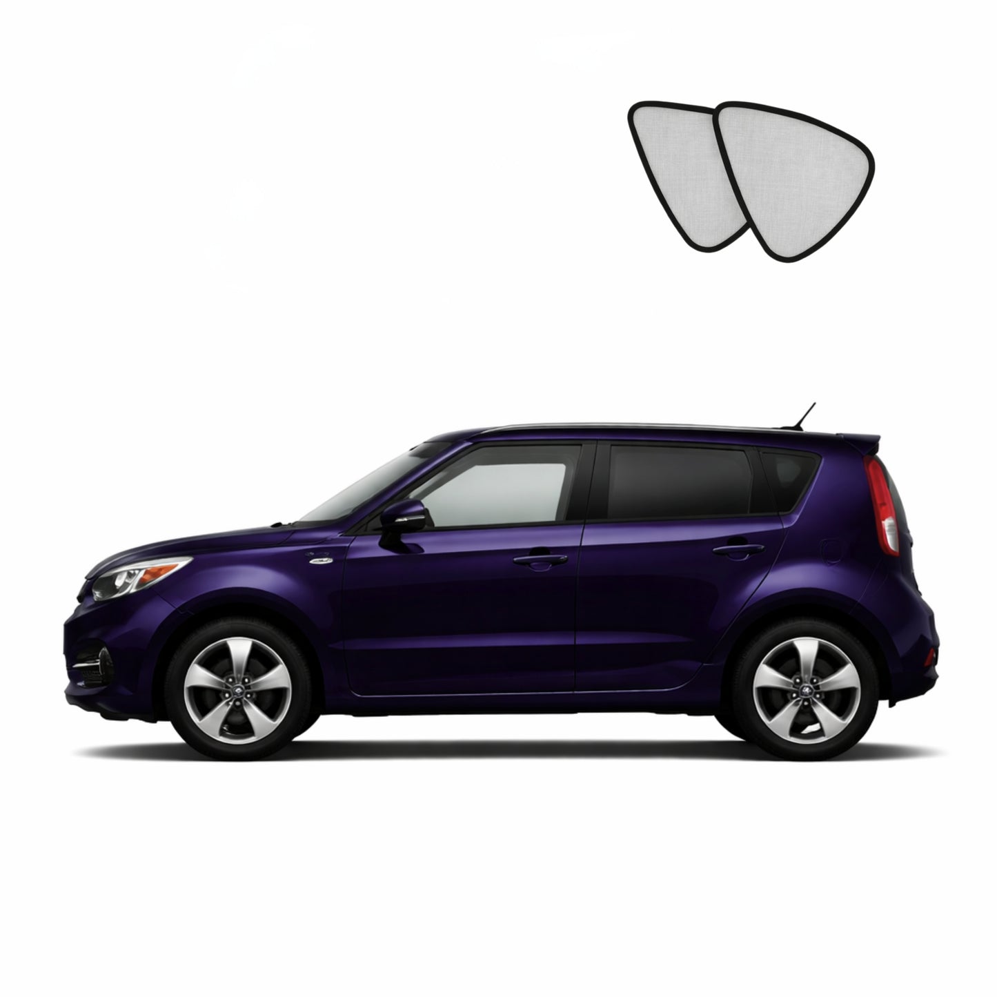 KIA Soul 2nd Generation Port Window Shades (PS; 2013-2019)