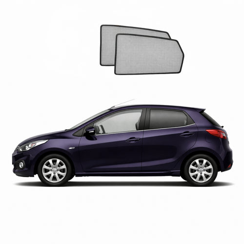Mazda 2/Demio Hatchback 2nd Generation Car Rear Window Shades (DE; 2007-2014)