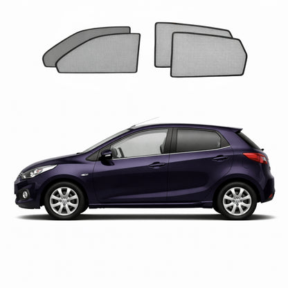 Mazda 2/Demio Hatchback 2nd Generation Car Window Shades (DE; 2007-2014)