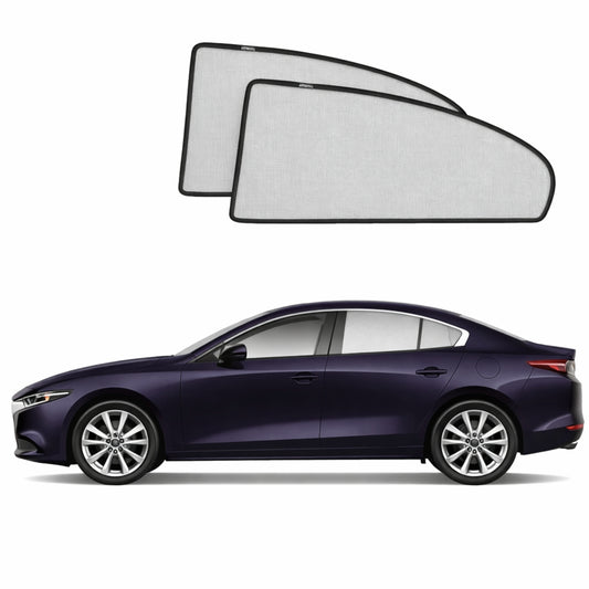 Mazda 3 Sedan 4th Generation Car Rear Window Shades (BP; 2019-Present)