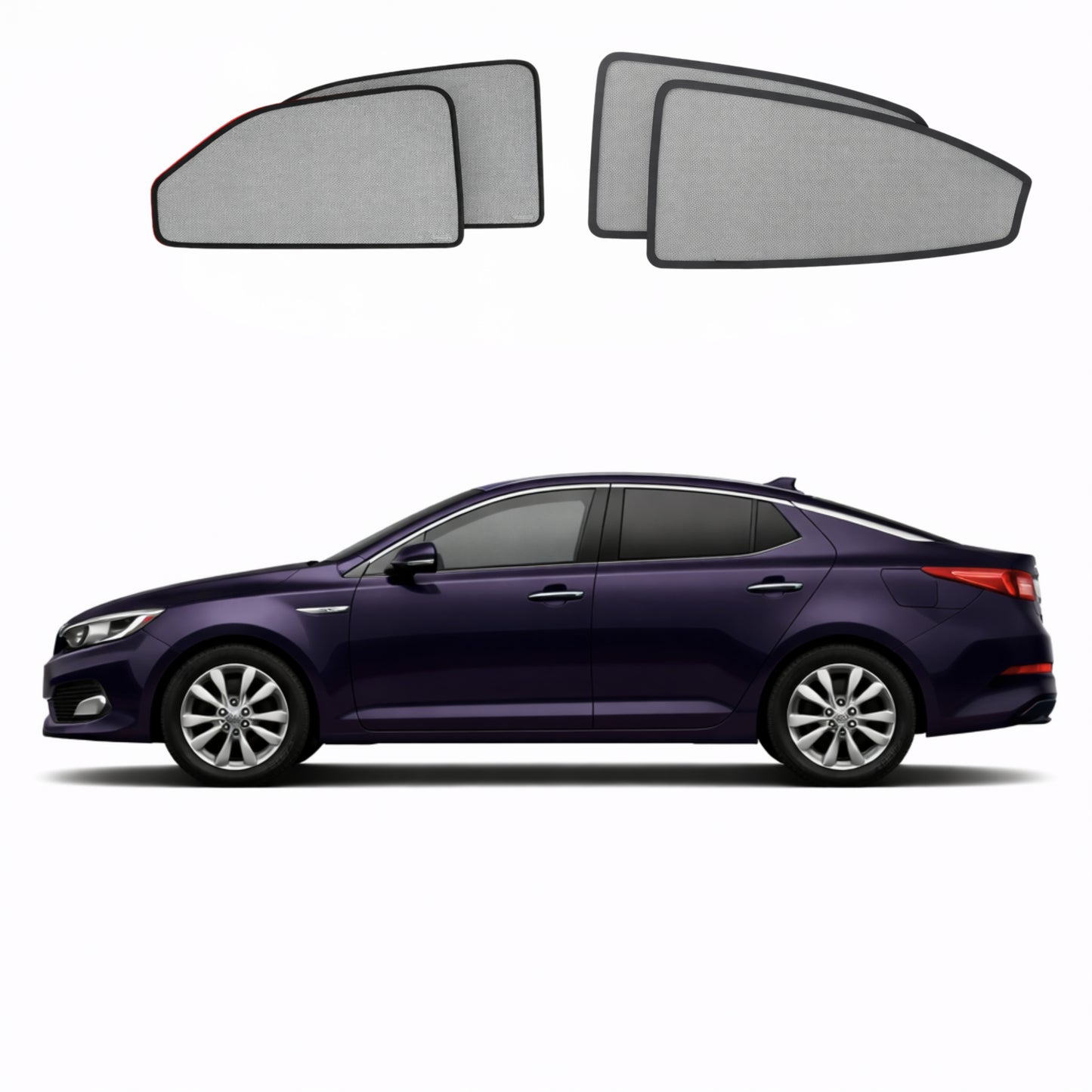 KIA Optima/K5 Sedan 3rd Generation Car Window Shades (TF; 2010-2015)