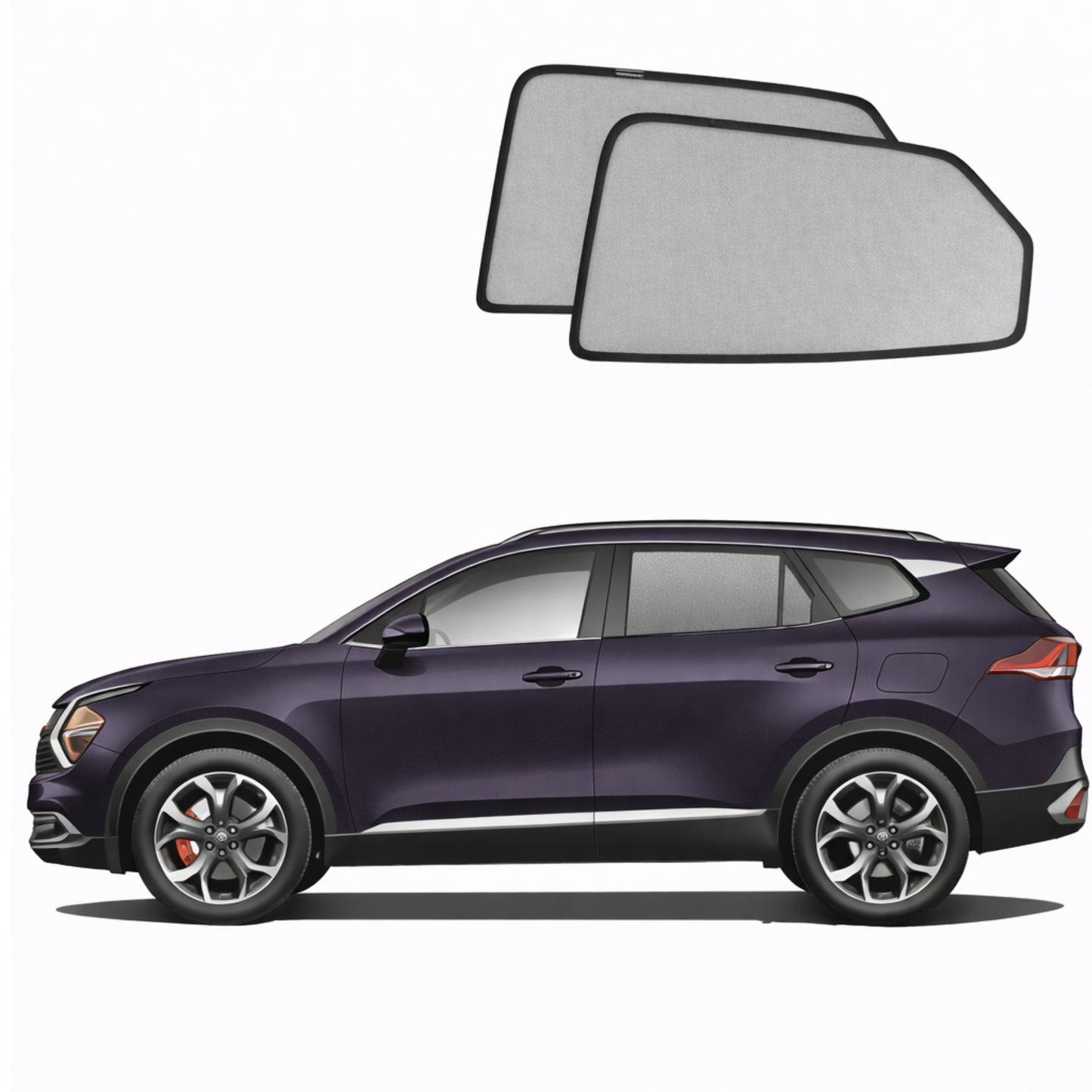 KIA Sportage 5th Generation Car Rear Window Shades (LWB) (NQ5; 2021-Present)
