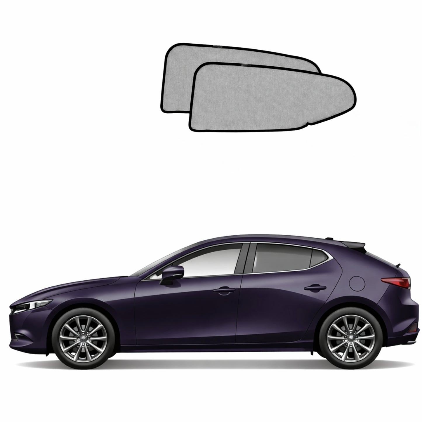 Mazda 3 Hatchback 4th Generation Car Rear Window Shades (BP; 2019-Present)