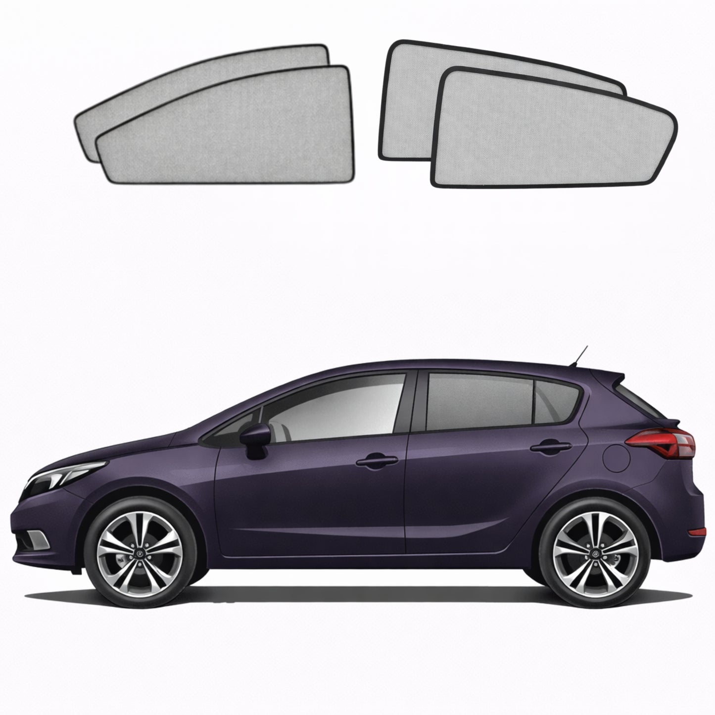 KIA Cerato/K3 Hatchback 3rd Generation Car Window Shades (2013-2018)