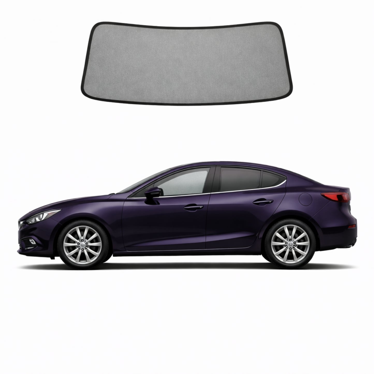 Mazda 3 Hatchback/Sedan 3rd Generation Front Windscreen Sun Shade (BM/BN; 2013-2018)