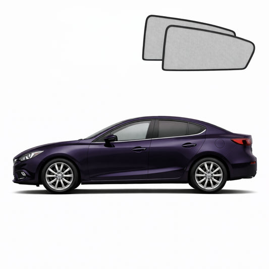 Mazda 3 Hatchback/Sedan 3rd Generation Car Rear Window Shades (BM/BN; 2013-2018)