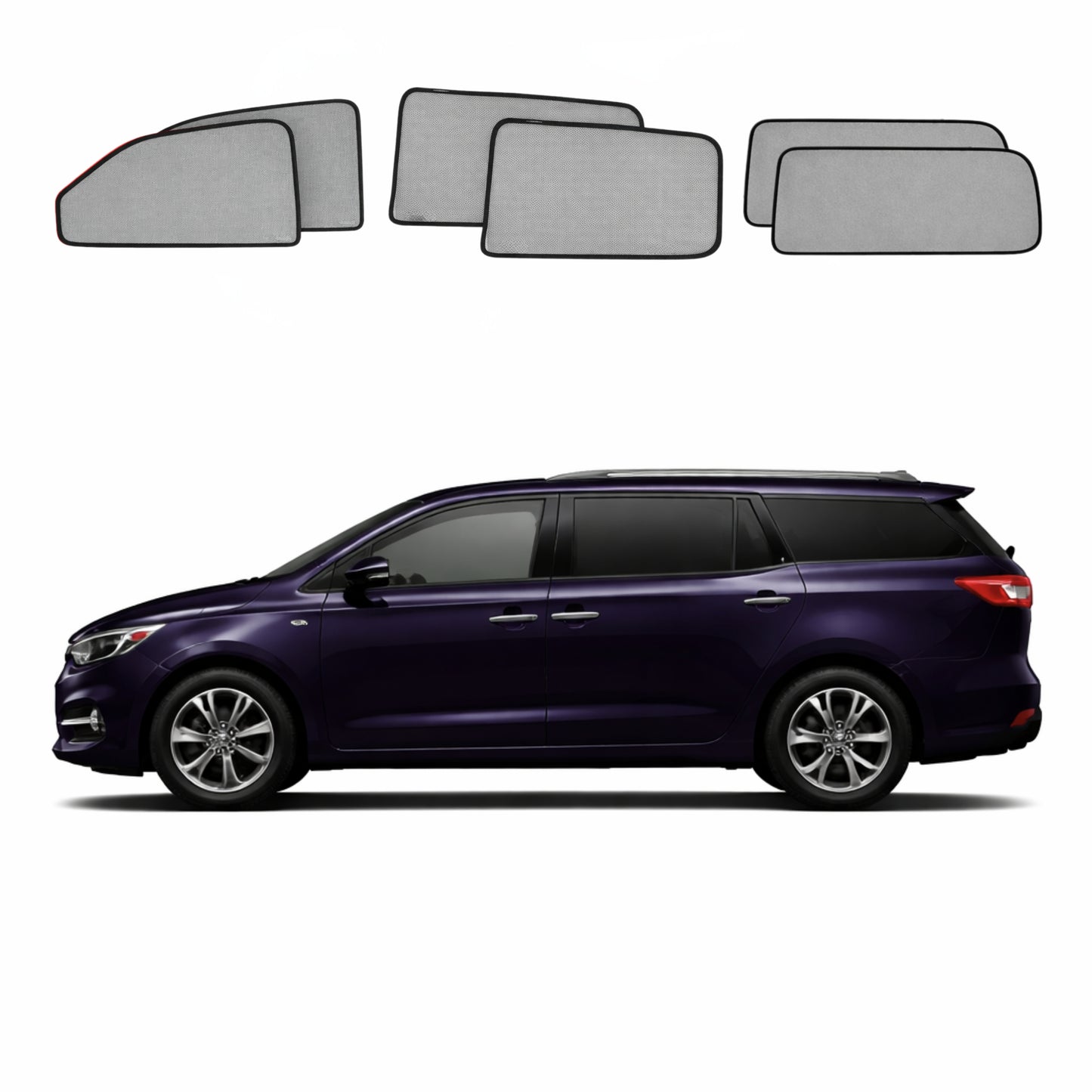 KIA Carnival/Grand Carnival/Grand Sedona/Sedona 3rd Generation Car Window Shades (YP; 2015-2020)