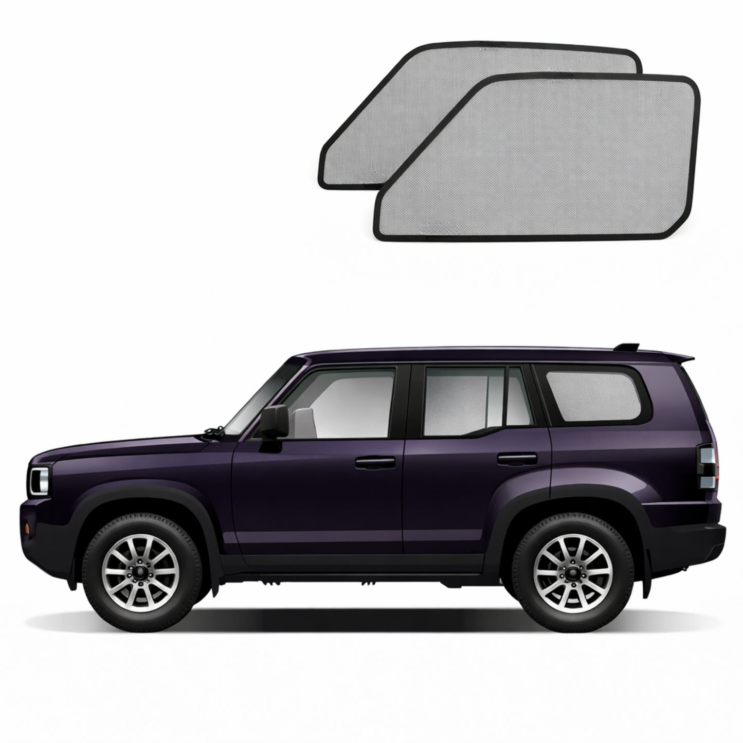 Toyota LandCruiser Prado 250 Series | Lexus GX 3rd Generation Front Door Car Window Shades (J250; 2023-Present)
