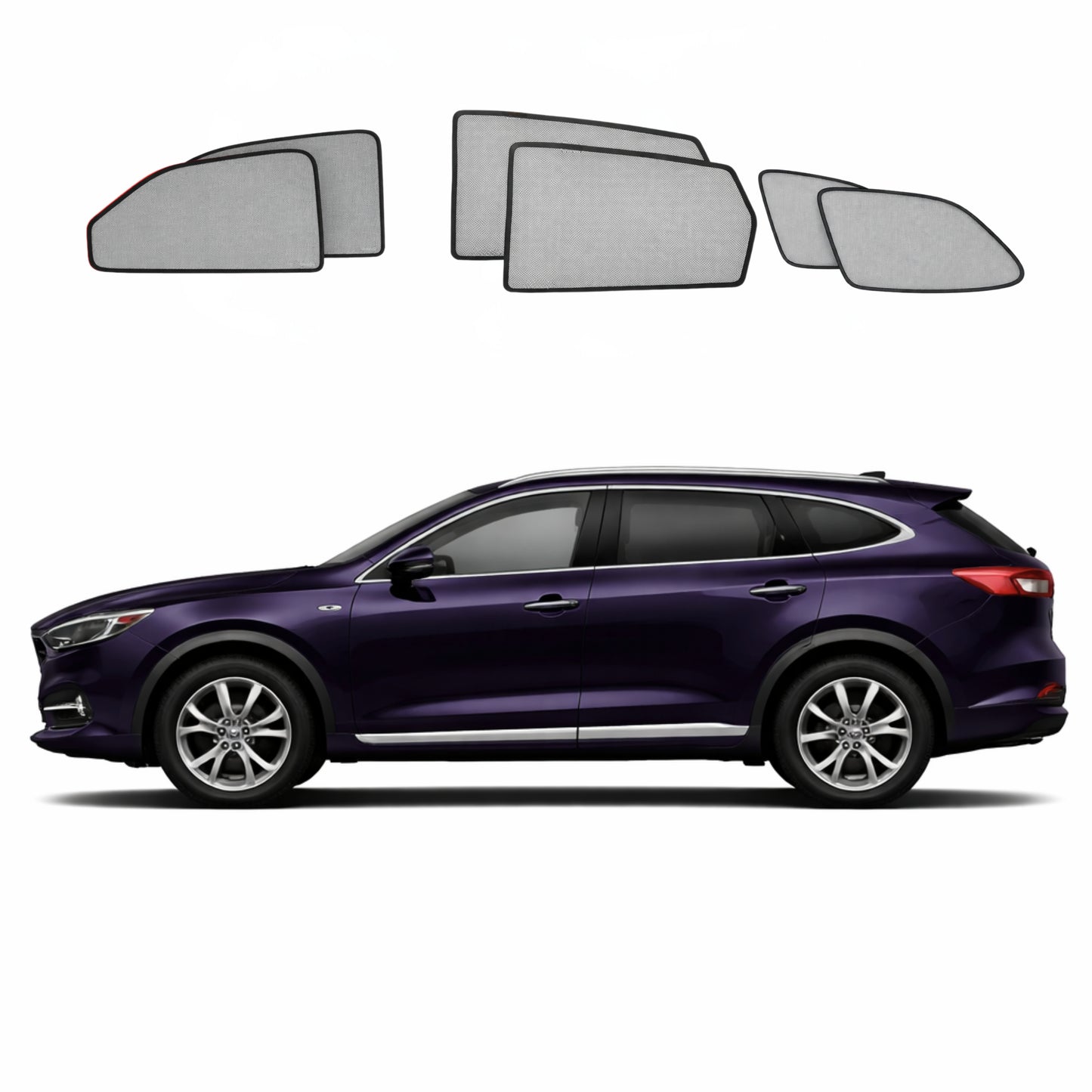 Mazda CX-9 2nd Generation Car Window Shades (TC; 2016-2024)