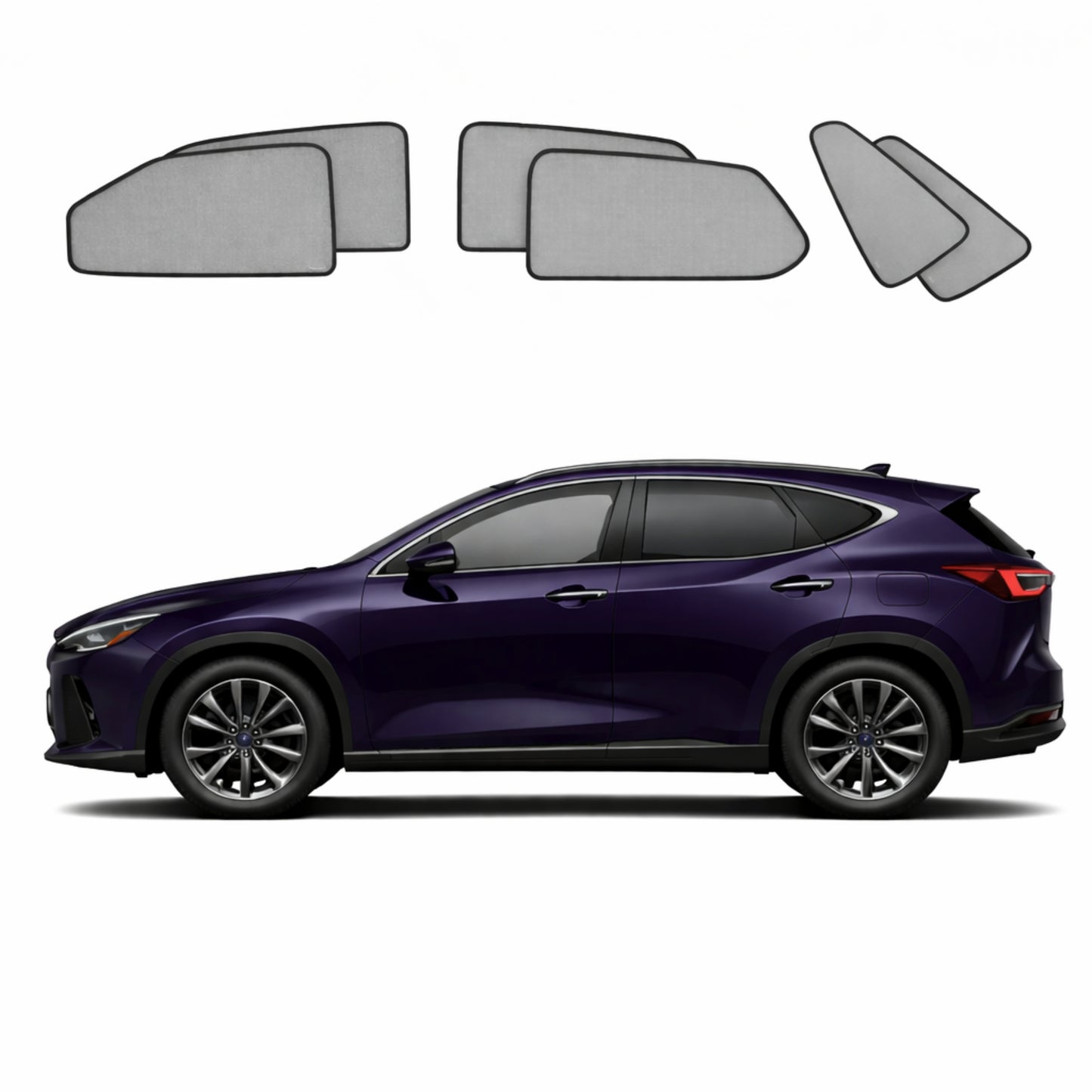 Lexus NX 2nd Generation Car Window Shades (AZ20; 2022-Present)
