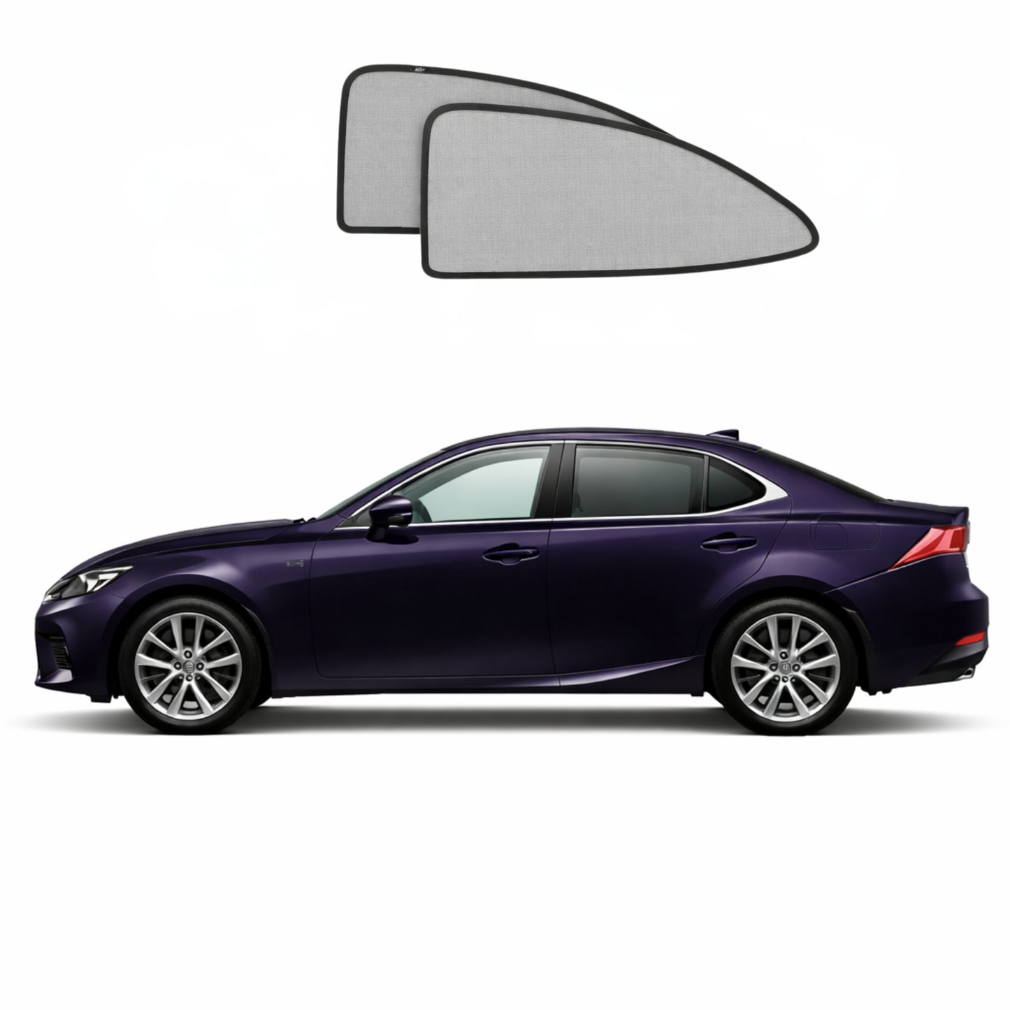Lexus IS Sedan 3rd Generation Car Rear Window Shades (XE30; 2013-2020)