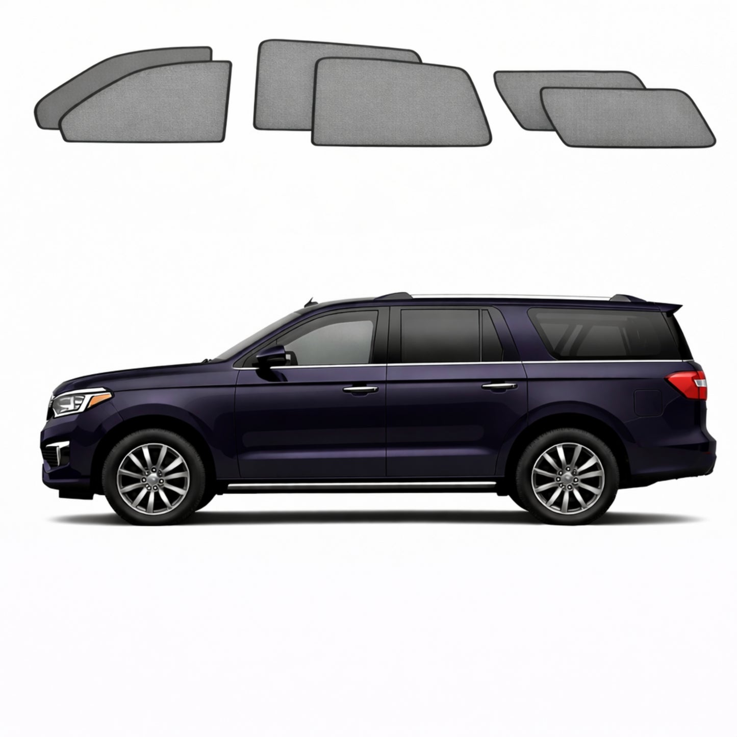 Ford Expedition MAX | Lincoln Navigator L 4th Generation Car Window Shades (U553; 2018-2024)
