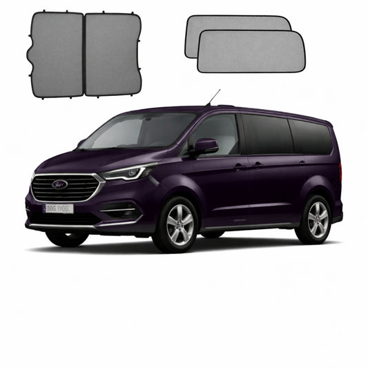 Ford Transit Custom/Tourneo Custom 2nd Generation | Volkswagen Transporter/Caravelle 7th Generation Car Window Shades (T7; 2023-Present)
