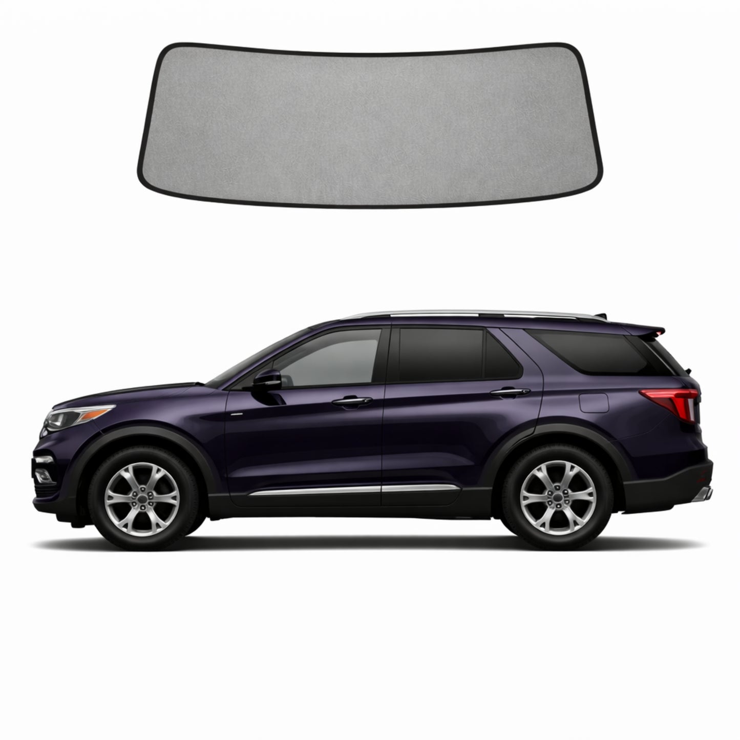 Ford Explorer 6th Generation Front Windscreen Sun Shade (U625; 2020-Present)