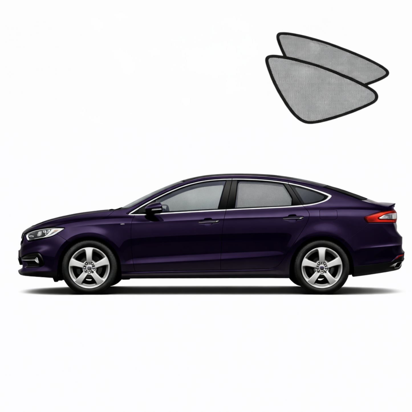 Ford Mondeo/Fusion Sedan/Liftback 4th Generation Port Window Shades (MK4; 2013-2022)