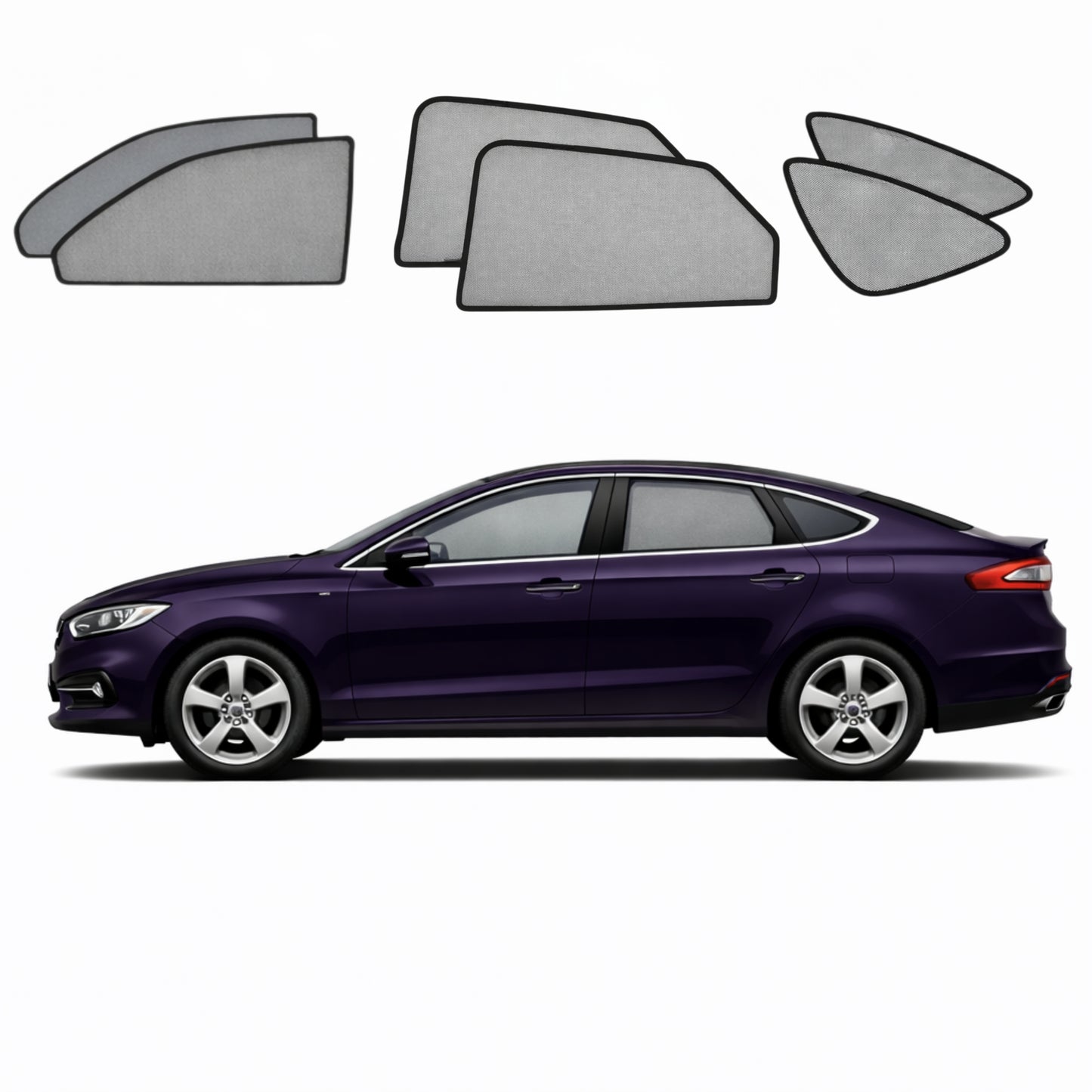 Ford Mondeo/Fusion Sedan/Liftback 4th Generation Car Window Shades (MK4; 2013-2022)
