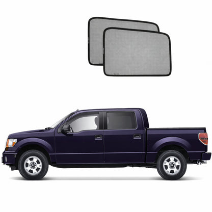 Ford F-150 12th Generation Crew Cab Ute Car Rear Window Shades (2009-2014)