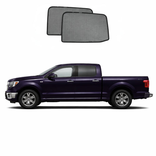 Ford F-Series 13th Generation Crew Cab Ute Car Rear Window Shades (2015-2020)*