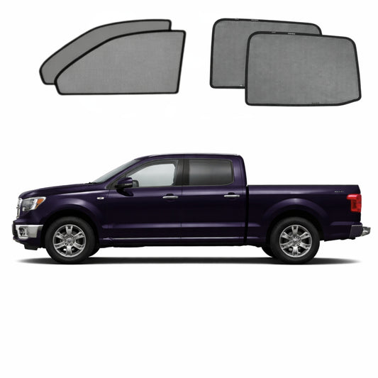 Ford F-Series 13th Generation Crew Cab Ute Car Window Shades (2015-2020)